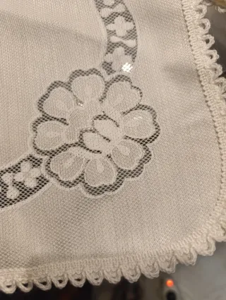 12 servilletas de tela con rosas