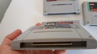 Lote 4 Videojuegos Super Nintendo SNES repro