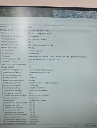 PC Gaming Sobremesa Negro