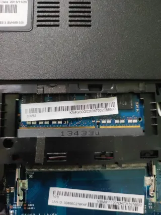 Portátil Acer MS2384 8GB RAM 160GB SATA