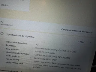 Acer Nitro V 15 Gaming Laptop