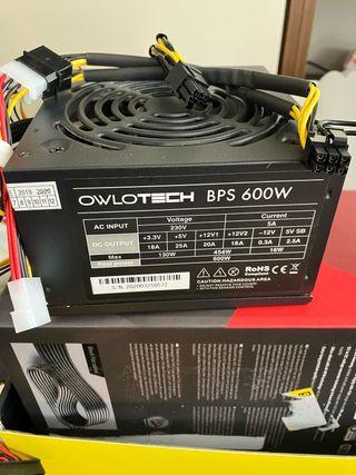 Fuente Alimentación PC OWLOTECH BPS 600W