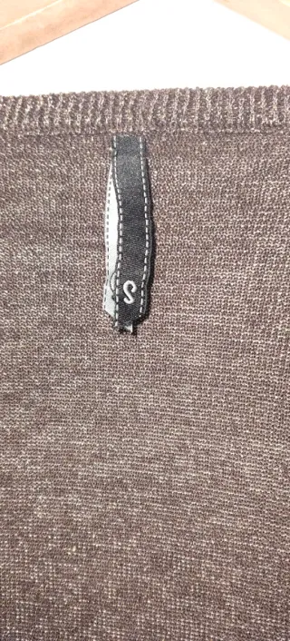 Jersey Stradivarius S Marrón Dorado Brillo