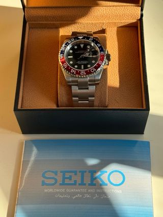 RELOJ SEIKO MOD GMT PEPSI