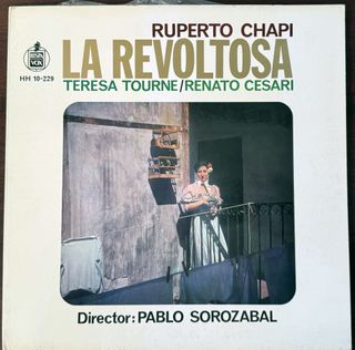 Disco Vinilo La Revoltosa - Ruperto Chapi