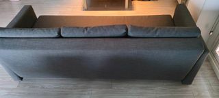 Sofá Cama IKEA FRIHETEN Gris 3 Plazas