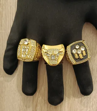 Pack 6 Anillos campéon Chicago Bulls - Jordan 23 -