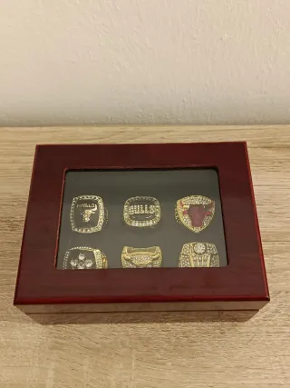 Pack 6 Anillos campéon Chicago Bulls - Jordan 23 -