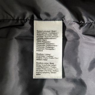 Chaqueta acolchada Lacoste negra hombre talla L