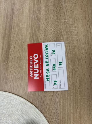 Mesa y 4 Sillas Comedor Nuevas