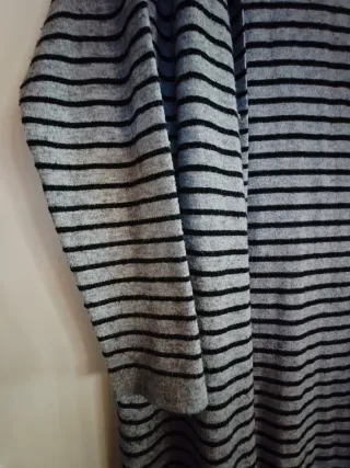 Cardigan Sandro Ferrone grigio e nero