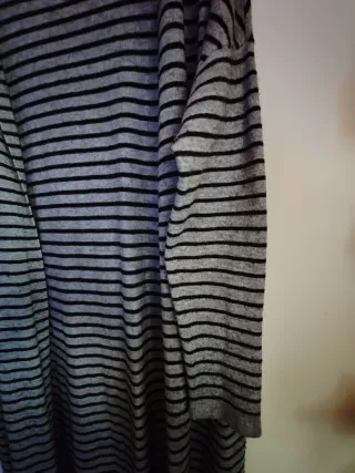 Cardigan Sandro Ferrone grigio e nero