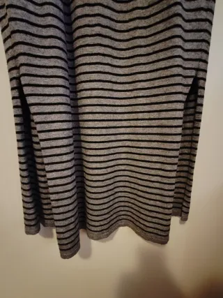 Cardigan Sandro Ferrone grigio e nero