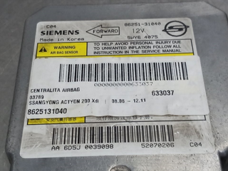 CENTRALITA AIRBAG SSANGYONG ACTYON D20DT 86251310