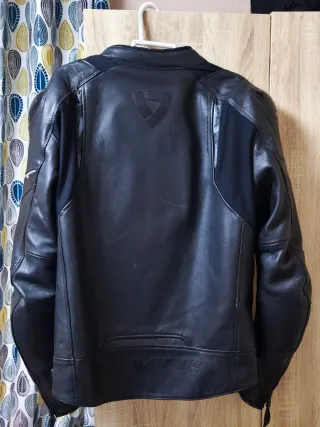 Chaqueta de moto de cuero REV'IT! Glide Talla 58