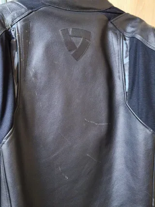 Chaqueta de moto de cuero REV'IT! Glide Talla 58