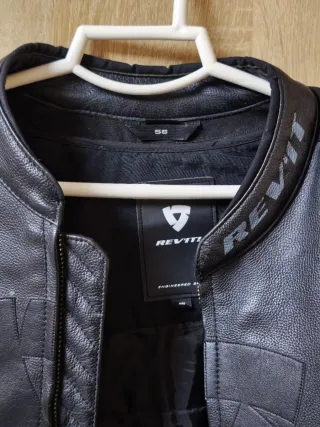Chaqueta de moto de cuero REV'IT! Glide Talla 58