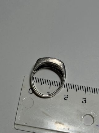 Anillo Plata Nácar Mosaico