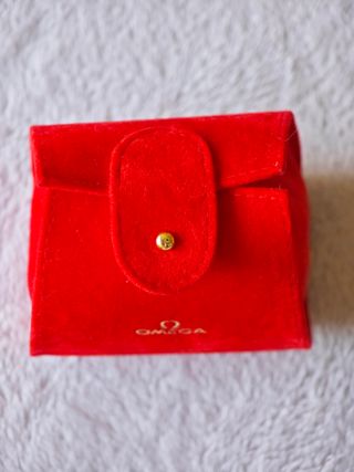 Astuccio rosso per orologio Omega