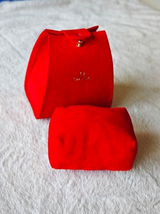 Astuccio rosso per orologio Omega
