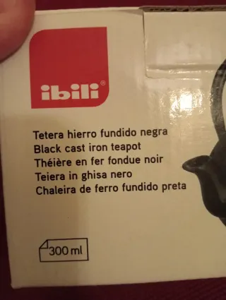 Tetera Hierro Fundido 300ml