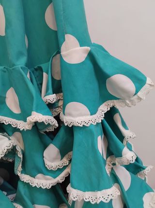 Falda flamenca lunares