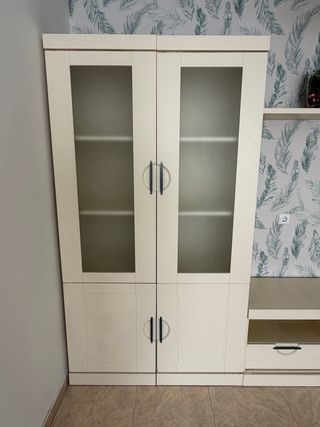 Mueble de salón modular beige