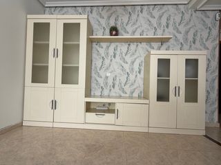 Mueble de salón modular beige