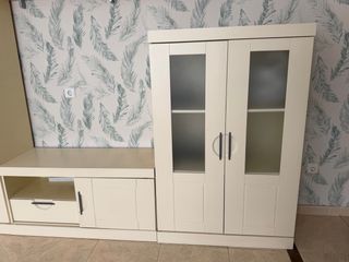 Mueble de salón modular beige
