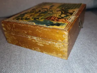 Jogo Cubos Madeira Antigo 1920/30