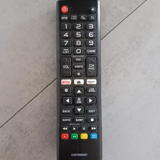 Televisión LG Negra