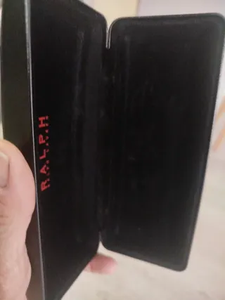 Funda de gafas Ralph Lauren negra