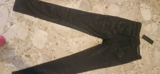 Pantaloni Karl Lagerfeld neri con zip