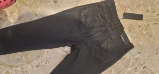 Pantaloni Karl Lagerfeld neri con zip