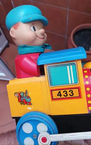 JUGUETE DE TREN VINTAGE AÑOS 70-80