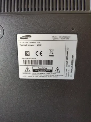 Televisión Samsung UE32F5000AW 32