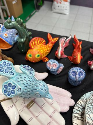 Figuritas de cerámica hechas a mano
