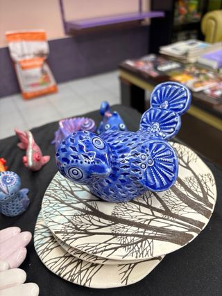 Figuritas de cerámica hechas a mano