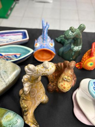 Figuritas de cerámica hechas a mano