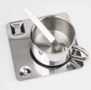 Juego 6 Tazas Café Acero