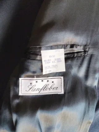 Traje Sanflober Negro Pantalón y Chaleco