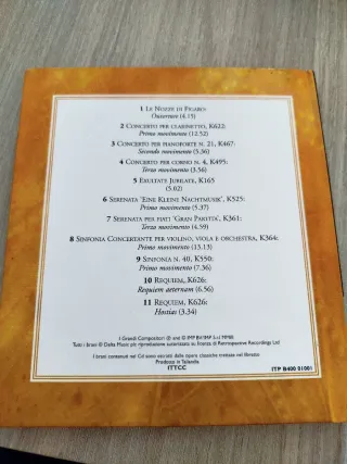 CD Mozart I suoi Capolavori