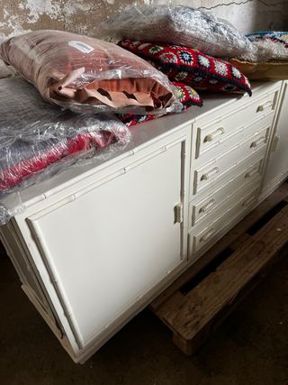 Aparador Chippendale Beige/Blanco vintage