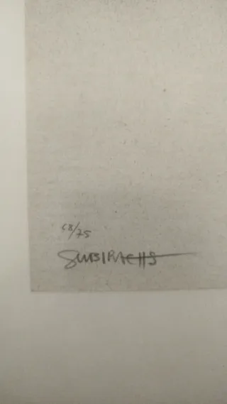 Litografía Josep María Subirach