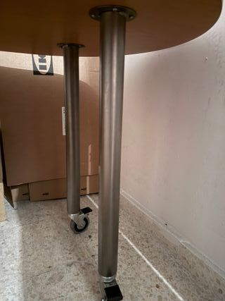 Mesa de despacho madera y metal