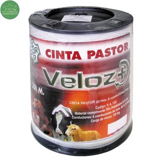 Cinta Pastor Eléctrico Veloz 20mm 200m
