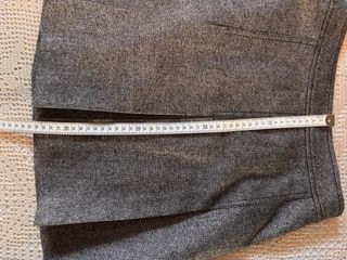 Falda Massimo Dutti Gris Tweed