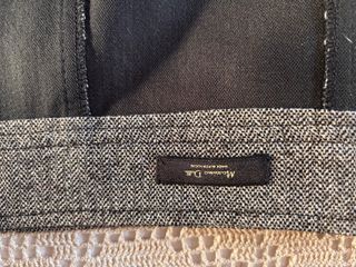 Falda Massimo Dutti Gris Tweed