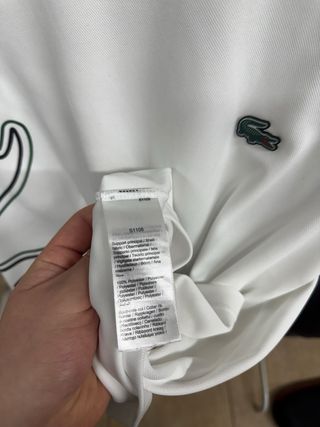 Camiseta Lacoste Talla M Cocodrilo Grande