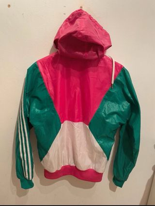 Chaqueta Adidas Verde y Rosa